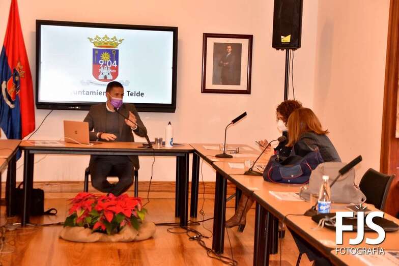 Imagen de archivo de la sesión plenaria presencial del pasado mes de diciembre de 2020/Francisco Javier Santana.